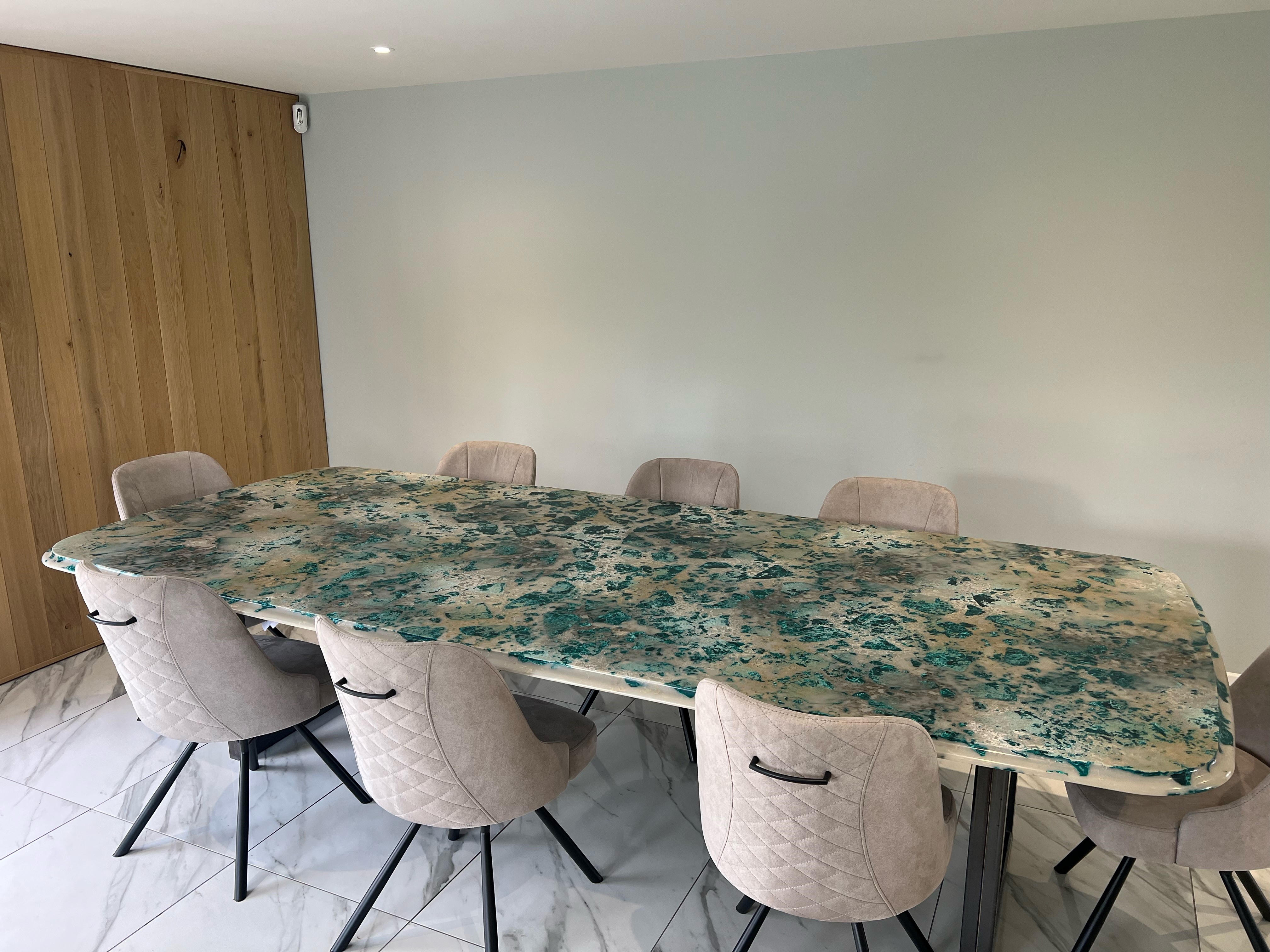 Bespoke quartz deals dining table